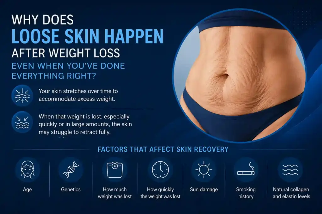 Why Does Loose Skin Happen After Weight Loss Even When You’ve Done Everything Right Bournemouth?