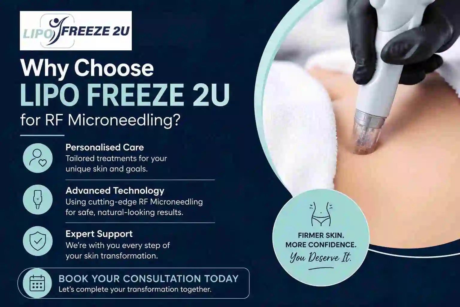 Why Choose LIPO FREEZE 2U for RF Microneedling Bournemouth?